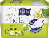 Bella Herbs higiēniskās paketes ar liepziedu ekstraktu