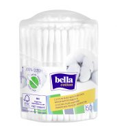 BELLA COTTON Paper buds, plastic round box A100 FSC® Mix BV-COC-150915 (WEST)